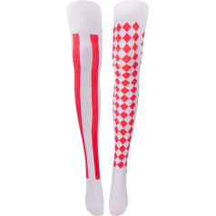 Glamour Girlz Ladies Costume Party Dance Outfit Halloween Christmas Legwear Hosiery Steam Punk Tights Stockings Size 6-13 Clown Joker Jester