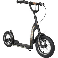 Children's Scooter, Kick Scooter with Pneumatic Tyres for Boys and Girls from 6-7 Years, 12 Inch Sports Children's Scooter, Risk-free Testing