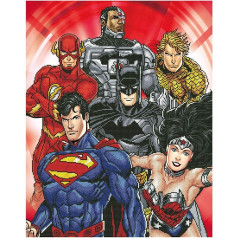 Diamond Dotz Camelot Six Stacked Superheroes 61.0 x 77.0 cm Diamond Painting, Diamond Painting, DIY Sparkling Picture for Kids and Adults CD-234200315