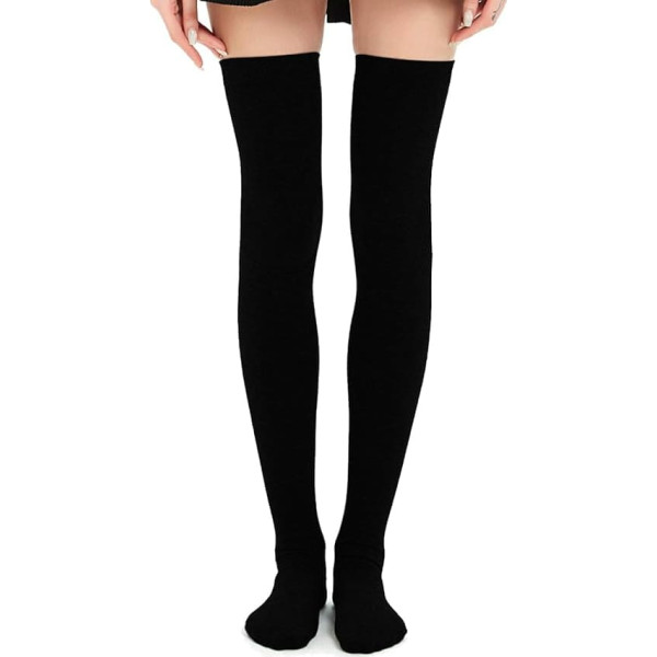 Kayhoma Women's Stripe Thigh High Socks