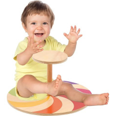 Sensorischer Stuhl für Autismus, 2 in 1 Stehender Spinner und Spinner Sitz, 360° Drehstuhl Pädagogische Besondere Bedürfnisse