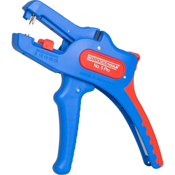 WEICON Tools No. 5 Pro Wire Stripper | Automatic Wire Stripper for All Standard Flexible and Solid Conductors from 0.2 - 16 mm² | Self-Adjusting to Conductor Cross Section