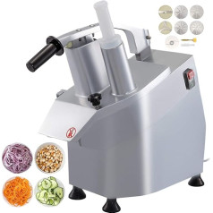 VEVOR Electric Vegetable Cutter 550 W Vegetable Cutter with 6 Cutting Discs Efficient Motor Slicer for Vegetables Fruit or Cheese Commercial