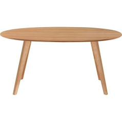 Miliboo MARIK L160 Oval Dining Table Scandinavian Design Oak