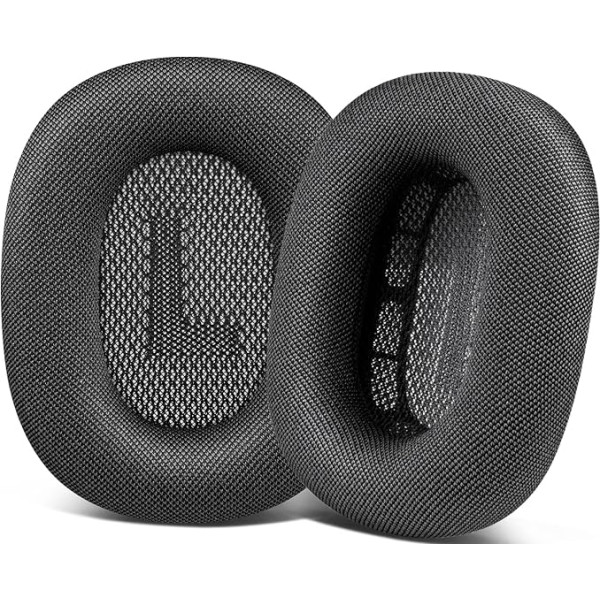 SOPROM Ear Pads Replacement for Airpods Max Over-Ear Headphones, Ear Pads with Durable Mesh, Soft Foam - Space Grey