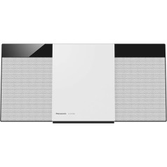 Panasonic SC-HC300 Home Audio Micro System 20W Schwarz, Weiß - Home-Stereoanlagen (Heim-Audio-Mikrosystem, Schwarz, Weiß, 1 Disks, 20 W, 1-Weg, FM)