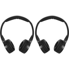 Infrared Headphones Ampire, Tbest Infrared Headphones, Headphone, Infrared Headphones, 2-Channel Wireless IR Headset, Foldable Headphones, Wireless Infrared Headphones, IR Stereo Headphones for Aut