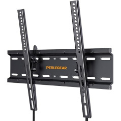 Perlegear TV Wandhalterung, Wandhalterung Fernseher für 26-60 Zoll TV bis zu 52kg, Neigbare TV Halterung Max.VESA 400x400mm