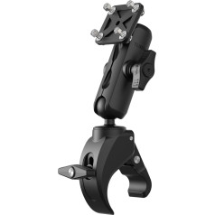 TUSITA Motorcycle ATV/UTV Mount Compatible with Garmin Montana, Zumo XT - Claw Clamp Base, Medium Arm