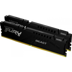 Atmiņa ddr5 fury beast 16gb(2*8gb)/6000 cl30 xmp black