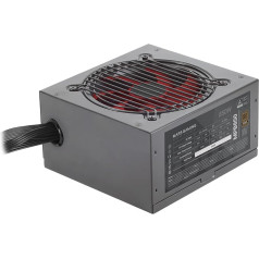 Mars Gaming MPB850, PC Power Supply 850W ATX, 80Plus Bronze 230V EU, 90% Efficiency, 120 mm FDB Fan with AI-RPM Technology and Anti-Vibration System, Black