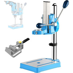 Electric Drill Stand, Clamping Stroke, Bench Drill Stand with Thickened Column and Cast Aluminum Base, High Precision