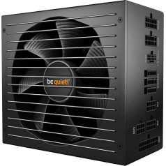 be quiet! Straight Power 12 1000 W, ATX 3.0, 80 Plus® Platinum, Virtually Inaudible Silent Wings Fan, for PCIe 5.0 and PCIe 6+2 Graphics Cards, 12VHPWR Cable Included, BN338