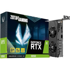 Zotac Gaming GeForce RTX 3050 6GB Solo GDDR6 96bit 1470/14000 HDCP Three DP HDMI Lite Pack