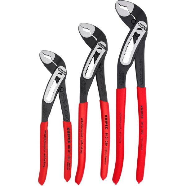Knipex KNP3X88 3 Piece Alligator Pliers Set
