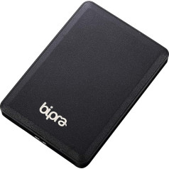 Bipra S3 Externe Festplatte, 250 GB, USB 3.0, NTFS, Schwarz