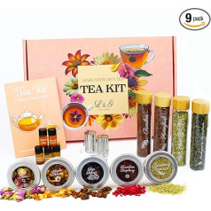 L&G® - Infusion Tea Set, Kit Preparation and Tasting - Gift Ideas - Original DIY Tea Gift Set - Christmas, Birthday - Made in France - High-Quality Ingredients and Accessories