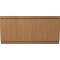 Manhattan Comfort Shelf Buffet Buffet Cabinet Maple Cream