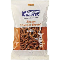 ErdmannHauser - Demeter Spelt Crispy Pretzels - 125 g - Pack of 12