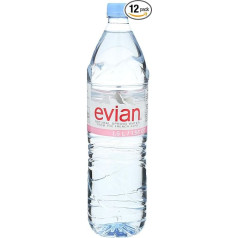 Evian Natural Spring Water (12x50.7oz)
