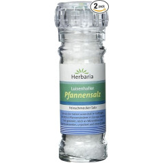 Herbaria Luisenhaller Pan Salt Mill Pack of 2 x 90 g
