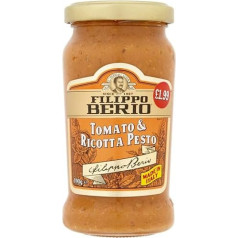 Filippo Berio Tomate und Ricotta Pesto, 6er Pack (6 x 190 g)