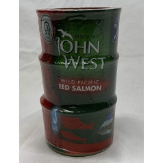 John West Wild Pacific Red Lachs, 3 x 213 g