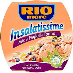 Rio Mare Insalatissime Fagioli e Tonno Mix of Beans and Tuna 160 g Pack of 3