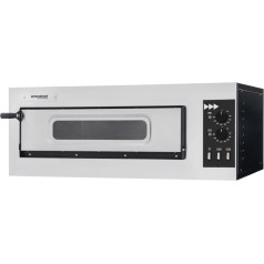 1 nodalījuma picu krāsns 1 picai, diametrs 45 cm BASIC 1/50 VETRO 4000 W