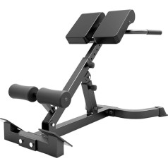 GNBOW Roman Chair Foldable Back Extension Machine Hyperextension Bench Adjustable Exercise Equipment for Home Gym