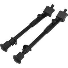 Leylor Hunting Bipod 9-12 Inch Durable Aluminium Alloy Adjustable Tactical Rifle Bipod Monopod for Hunting Shooting