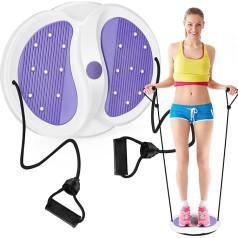 Waist Turntable Twister Exercise for Waist, Waist Balance Board and Shape Training Equipment, Waist Turntable, for Slimming Waist, Hips and Thighs, Home Fitness Equipment