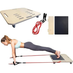 GERRIT Portable Reformer Alternative Home Pilates Reformer for Complete Pilates Workouts and Exercises at Home with Resistance Bands