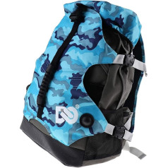 Backpack for Ice / Inline / Roller Skates - Large Skating Bags for Carrying Ice Skates, Roller Skates, Inline Skates, Sports Equipment for Adults and Kids, Blue
