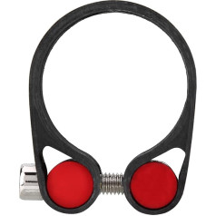 Sattelklemme,Fahrrad Sattelklemme,Sattelstützenkle Matte Carbon Faser Mountainbike Sattelstütze Rennrad Fahrradsitz Pfostenklemme 27.2mm 31,6 mm 30,8mm(27.2mm)