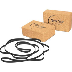 Super Solid Fitness Yoga Block - Durable and Supportive Foam Block for Yoga, Pilates and Meditation - Improves Balance and Flexibility