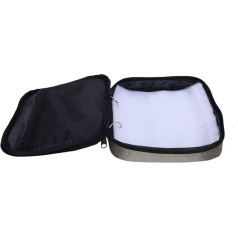 Soft Plastic Fishing Bait Storage Bag, black, Mesh