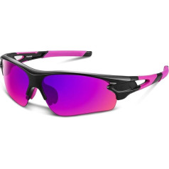 Bea Cool Sports Sunglasses for Men, Polarised Sports Glasses with UV400 Protection, Tri-Acetate Cellulose (TAC) Sports Sunglasses, Polycarbonate (PC) Frame for Cycling, Running, Outdoor Activities