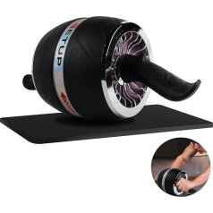 Best Goods Abdominal Roller Abdominal Roller Ab Wheel Abdominal Trainer Fitness for Home Abdominal Muscles, Back & Shoulders