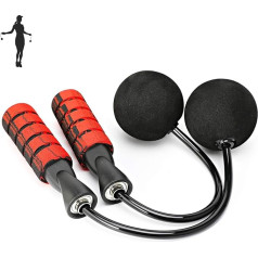 APLUGTEK Skipping Rope, Ropeless Skipping Rope for Fitness, Adjustable Weighted Cordless Jump Rope for Men, Women, Kids