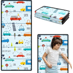 Ceenna Toddler Mat for Preschool Daycare Foldable Portable Sleeping Mat 115 x 50 x 1 cm Portable Toddler Rest Mat for Boys Girls Nursery Classroom Travel Home School Supply