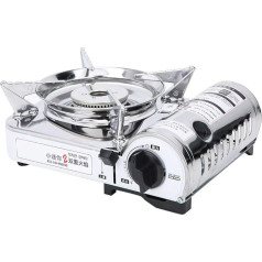 Alvinlite Camping Stove Gas Stove for Camping Indoors, Gas Stove, Propane Gas Cooker, Cartridge Cooker, Gas Stove with Carry Case for Emergency or Camping