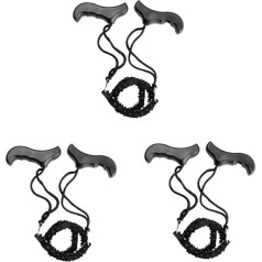 MILISTEN Pack of 3 Survival Chain, Handheld Rope Saw, Portable Chainsaw, Survival Chainsaw, Pocket Chainsaw, Camping Saw, Mini Wire Saw, Handheld Chainsaw, Pocket Saw, Black