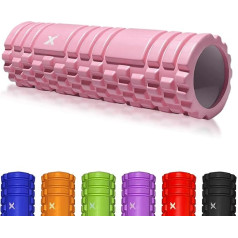 Xn8 Yoga-Roller für Triggerpunkte, Schaumstoffrolle, Massage, Gymnastik, Rehabilitation bei Verletzungen, Rosa