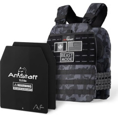 Amstaff Tactical Weighted Vest - Adjustable Weight Vests - Versatile Wearable Vest for Fitness Workouts, Strength and Endurance Training, Running