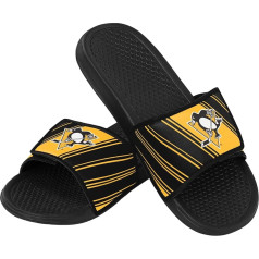 FOCO Mens Chicago Blackhawks Legacy Sport Slide Velcro Slip On Large