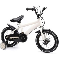 Jintaihua 14 Inch Children's Bicycle Stabilisers Unisex Children's Bicycle (White Children's Bicycle)