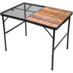 KOCAN Camping Klapptisch Tragbarer Outdoor Picknick Tisch Einstellbare Höhe Camping Schreibtisch,Camping-Klapptisch