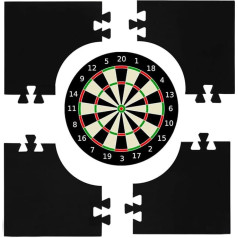 Dart Surround Dart Wall Protection, Dartboard Protective Ring, Square Dartboard Back Panel Edging, Universal Dartboard Surround, Spliced Dartboards Wall Protection Ring for Dart Games