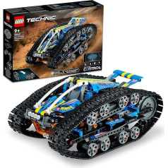 LEGO 42140 Technic App-gesteuertes Transformationsfahrzeug, ferngesteuertes Auto für Kinder, RC Offroad-Geländewagen, Modellbausatz mit 2 Seiten, Kippe es um, damit es Sich transformiert